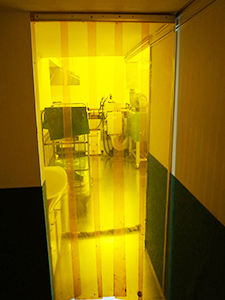 オレンジカーテン